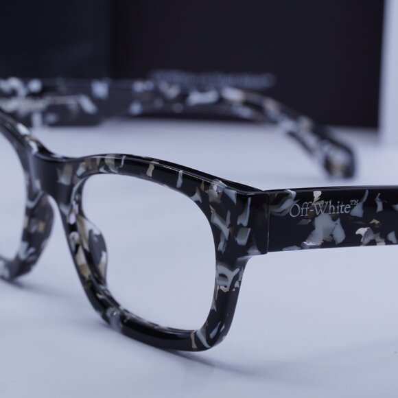 Off-White OERJ078 STYLE 78 1200 Square Eyeglasses 52mm – Black Havana - Picture 3 of 10